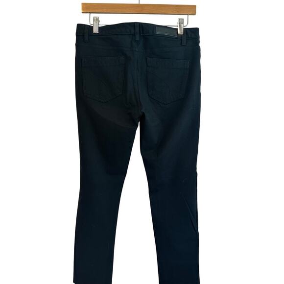 Calvin Klein Tailored Straight Leg Black Stretchy, Jeans, Size 10 - Picture 5 of 10